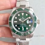 Noob Factory Swiss 3135 Submariner Copy Rolex Watch Green Dial